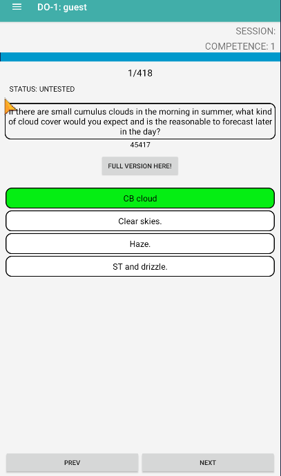 Maritime Review & Training App — Question Review